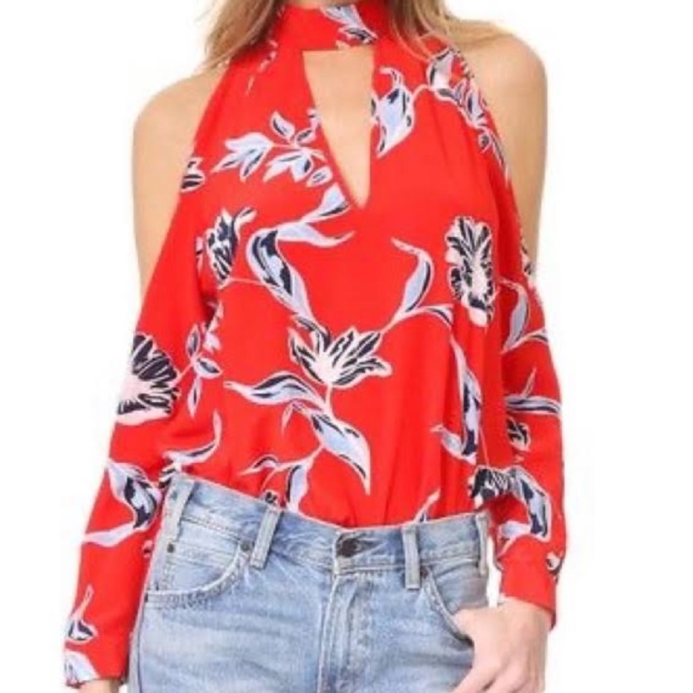 Yumi Kim Hot & Cold Silk Top | Hello Beautiful Red